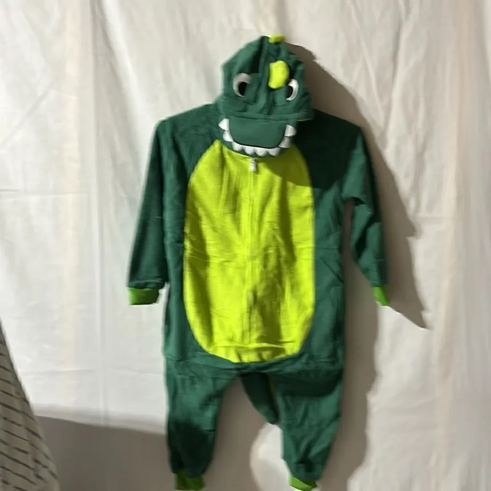 Cartoon Anime Dinosaur Onesie Romper Pajamas Sleepsuits Cosplay Costume Unisex S